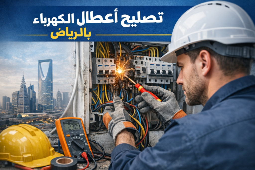 تصليح أعطال الكهرباء بالرياض
