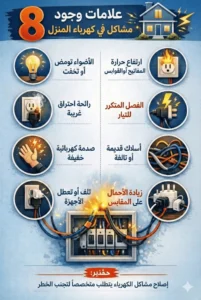 علامات وجود مشاكل في كهرباء المنزل